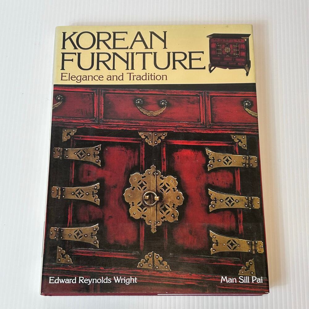 Book Korean Furniture Elegance Tradition Wright Pai 1984 1st Ed HC Coffee Table